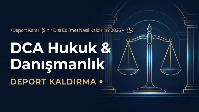 Deport kaldırma davası ve sınır dışı kararına itiraz süreci